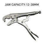 Locking Pliers with Wire Cutter & 3-Side Jaw