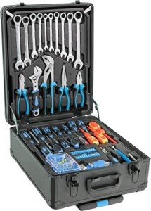 Güde 500-Piece Tool Trolley Set - Blue Black