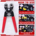 LEONTOOL 6.5-Inch Heavy Duty Glass Tile Nipper