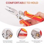 8-in-1 Multifunction Wire Stripper and Voltage Tester