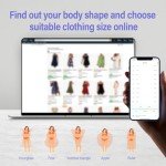 Fitdays Bluetooth Smart Body Tape Measure - Purple
