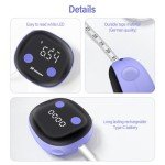 Fitdays Bluetooth Smart Body Tape Measure - Purple