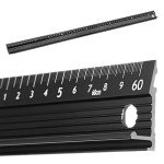 Aluminum L-Type Safety Ruler with Finger Guard