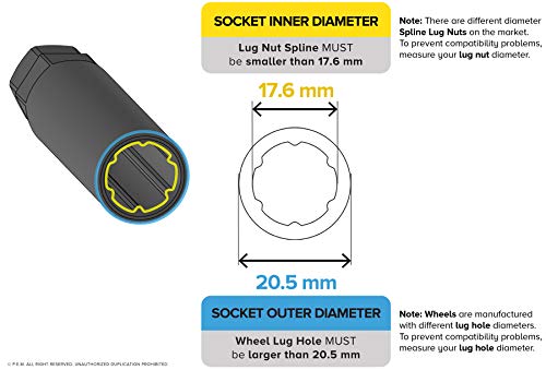 StanceMagic Small 6 Point Spline Drive Key Tool