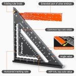 Preciva 12" Foldable Carpenter Square Ruler Tool