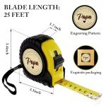 25 FT Tape Measure for Dad, Grandpa & Carpenters