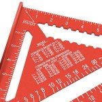 12-Inch Aluminum Rafter Square Carpenter Tool