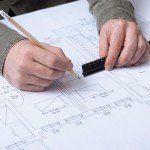 Aluminum L-Type Safety Ruler with Finger Guard