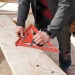 12-Inch Aluminum Rafter Square Carpenter Tool