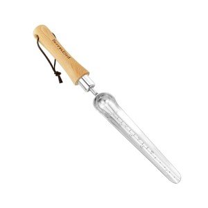 Stainless Steel Seed Dibber with Wooden Handle