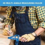 3D Multi-Angle Measuring Ruler & Protractor Tool