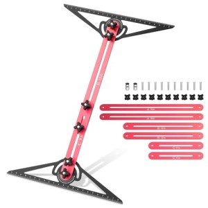 Dual Nut Stair Tread Measuring Template Tool