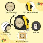 Engraved 25 FT Tape Measure for Godfather Gift