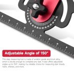 Dual Nut Stair Tread Measuring Template Tool
