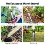 Stainless Steel Seed Dibber with Wooden Handle