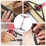 Dual Nut Stair Tread Measuring Template Tool