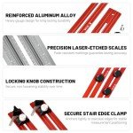 Adjustable Stair Tread Template Tool for Easy Measuring
