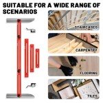 Adjustable Stair Tread Template Tool for Easy Measuring