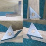 SEEK RARE Stainless Steel Multi-Angle Measuring Ruler