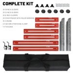 Adjustable Stair Tread Template Tool for Easy Measuring