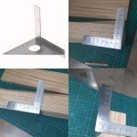 SEEK RARE Stainless Steel Multi-Angle Measuring Ruler