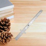 Set of 3 Pocket Rulers - 6 Inch Stainless Steel