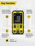 OLUFEY 328ft Portable Laser Distance Measure Tool
