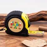 16FT Compact Retractable Tape Measure for Dad