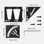 3D Multi-Angle Measuring Ruler for Woodworking