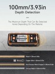 Stud Finder Tool with LCD Display and Laser