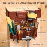 FESA 10-in-1 Leather Tool Pouch for Men