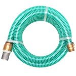 32.8 ft Durable Green Plastic Suction Hose