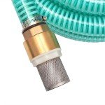 32.8 ft Durable Green Plastic Suction Hose