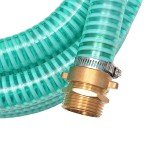 22.9 ft Tough Green Plastic Suction Hose
