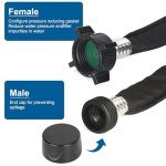 Naicet 50FT Soaker Hose for Gardens & Lawns