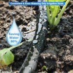 HZGREEN 50FT Soaker Hose 3-Pack for Gardens