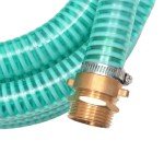 32.8 ft Durable Green Plastic Suction Hose