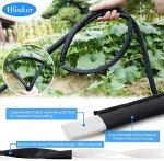 Hlinker 100 ft Flat Soaker Hose for Garden