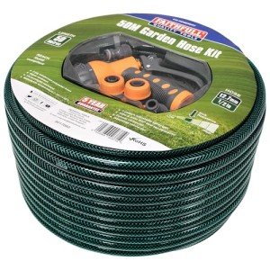 Faithfull 50m Green Hose Pipe Kit