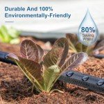 Naicet 50FT Soaker Hose for Gardens & Lawns