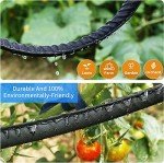 Hlinker 100 ft Flat Soaker Hose for Garden