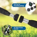 Naicet 50FT Soaker Hose for Gardens & Lawns