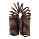 Takagi Spiral G Hose Reel, 49.2 ft, Brown