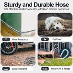 Specilite 3FT Stainless Steel Garden Hose