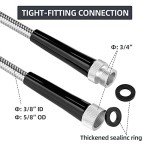 Specilite 3FT Stainless Steel Garden Hose