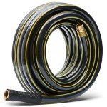 Heavy-Duty 25 ft Black Garden Hose - Kink-Free