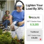 25ft 304 Stainless Steel Heavy Duty Garden Hose