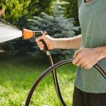 Heavy-Duty 25 ft Black Garden Hose - Kink-Free