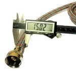 Stainless Steel Washing Machine Hoses with 90° Elbow