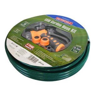 Faithfull 15m PVC Hose with Fittings and Spray Gun